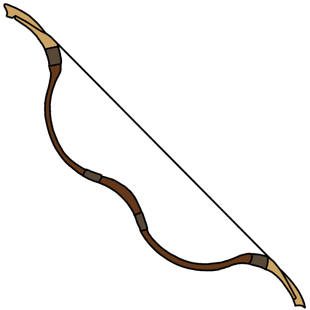  A Mongolian-style recurve bow. 